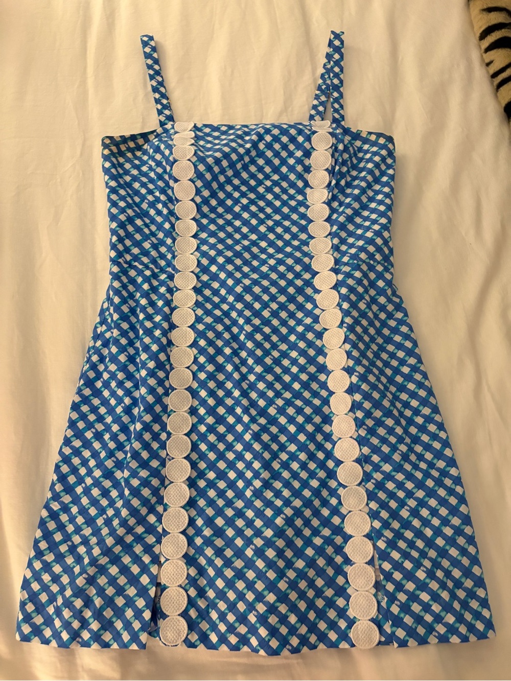 Lily Pulitzer blue mini dress/romper size 4